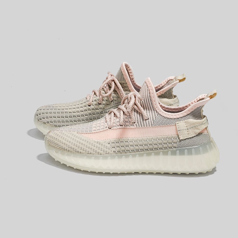 Kokosų bateliai Fly-Knit, kvėpuojantys, lengvi sportbačiai - apvali nosis, vidutinio aukščio kulnas 3-5 cm