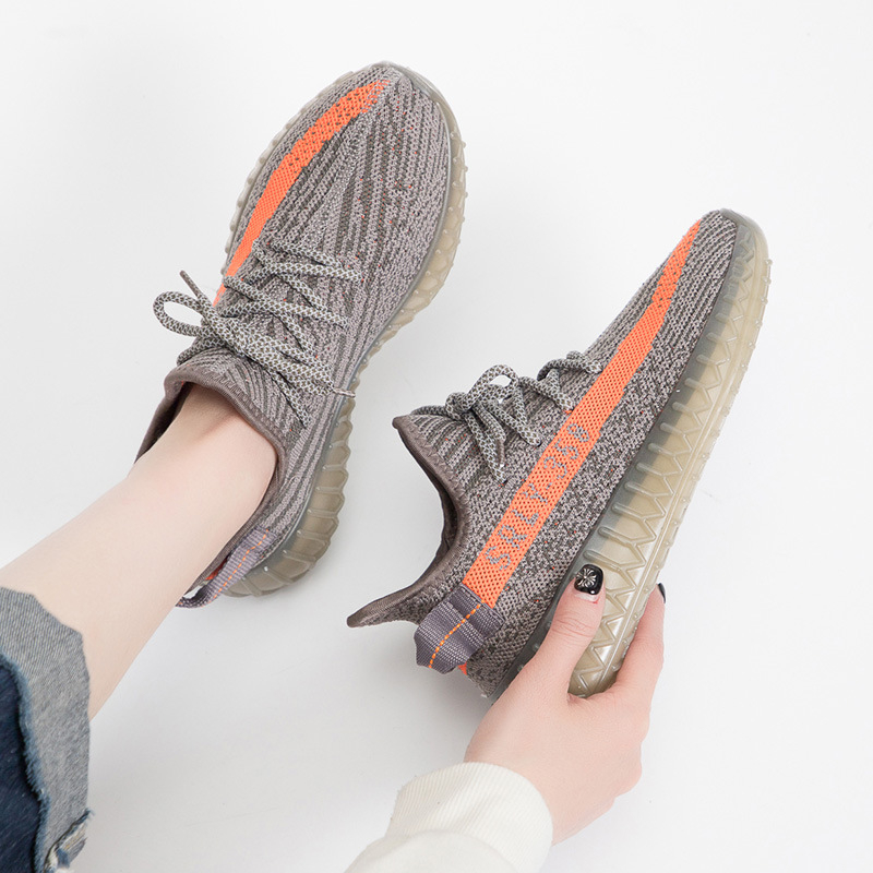 Kokosų bateliai Fly-Knit, kvėpuojantys, lengvi sportbačiai - apvali nosis, vidutinio aukščio kulnas 3-5 cm