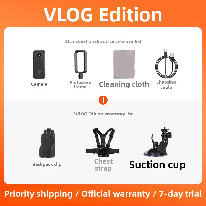 Mountain Dog G10 sporta kamera motocikliem, ūdensizturīga, vlog kamera, 16 MP, TF atmiņas karte, 2 stundu darbības laiks