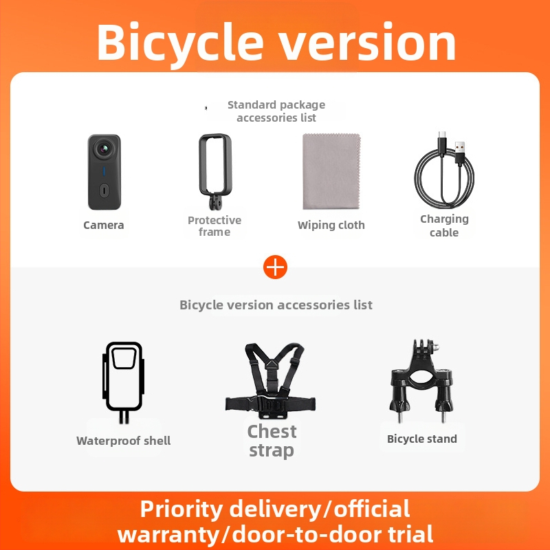 Mountain Dog G10 sporta kamera motocikliem, ūdensizturīga, vlog kamera, 16 MP, TF atmiņas karte, 2 stundu darbības laiks