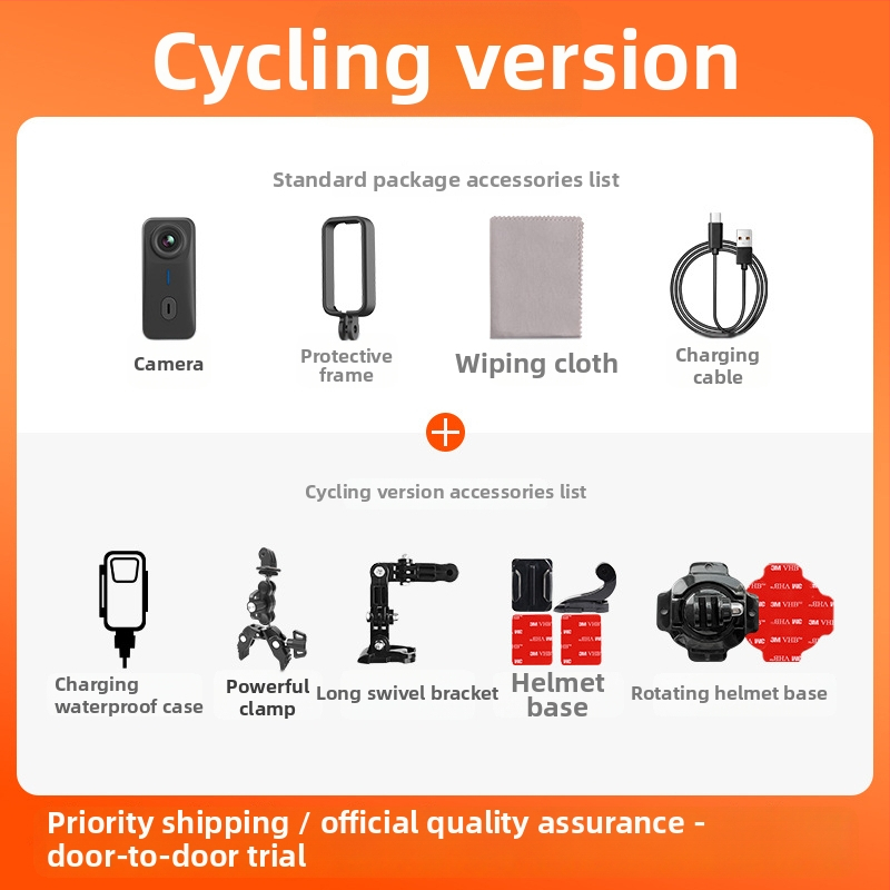 Mountain Dog G10 sporta kamera motocikliem, ūdensizturīga, vlog kamera, 16 MP, TF atmiņas karte, 2 stundu darbības laiks