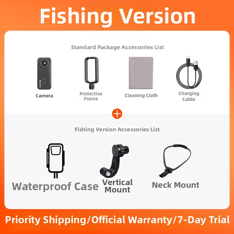 Mountain Dog G10 sporta kamera motocikliem, ūdensizturīga, vlog kamera, 16 MP, TF atmiņas karte, 2 stundu darbības laiks