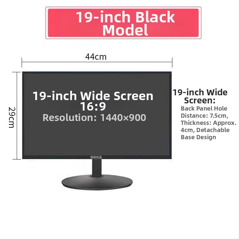 12HS LCD monitorius kompiuteriui — 1280x800 raiška, LCD ekranas, pakavimo parinktys 1–4