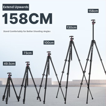 Statīvs ar lodīšu galvu, universālais modelis kamerai, DSLR un viedtālrunim