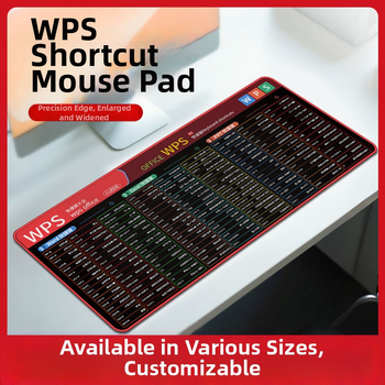 Izvrsno velika protivklizna podloga za miš za kratice WPS/CAD/PS/AI/PE, stolno računalo, dimenzije 30x80/40x90/50x100 cm