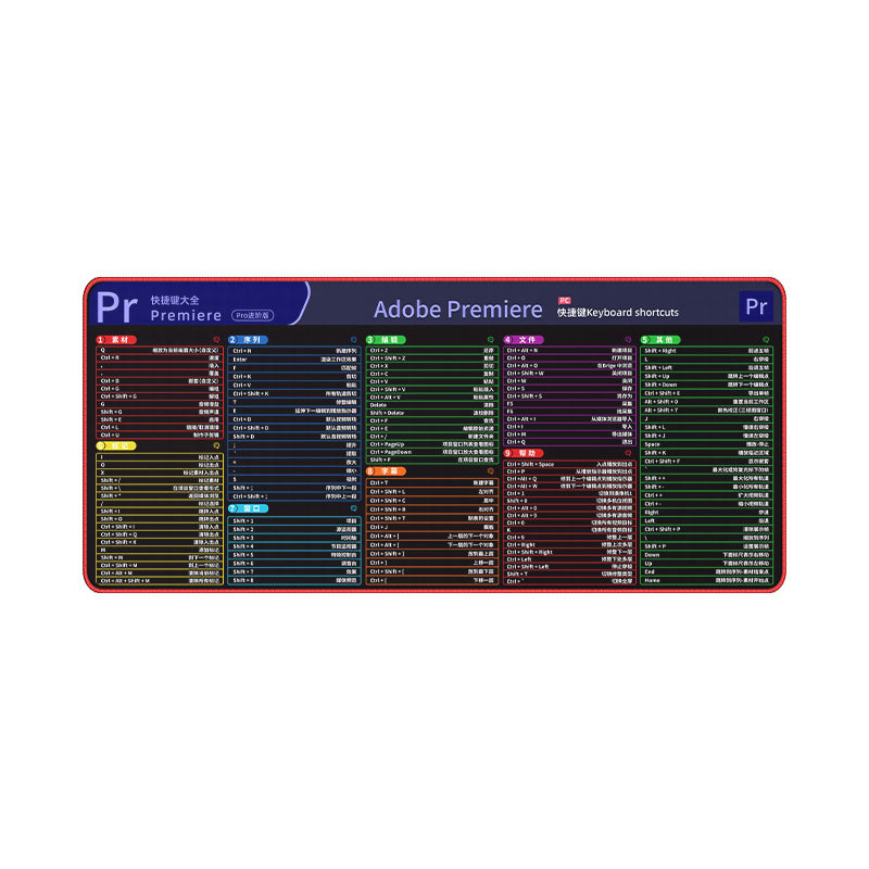 Izvrsno velika protivklizna podloga za miš za kratice WPS/CAD/PS/AI/PE, stolno računalo, dimenzije 30x80/40x90/50x100 cm