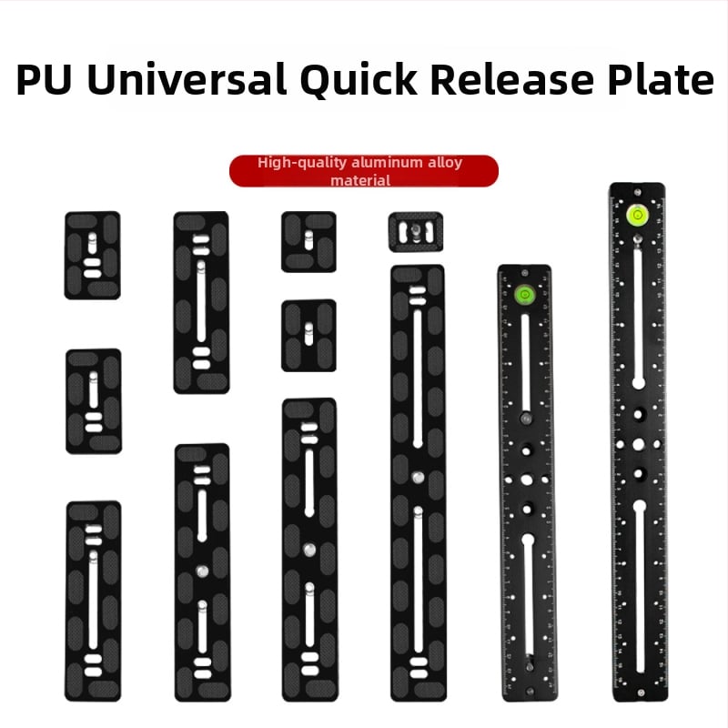 Placă de eliberare rapidă pentru cameră SLR universală – aliaj de aluminiu, seria Pu board, sarcină 2–5 kg