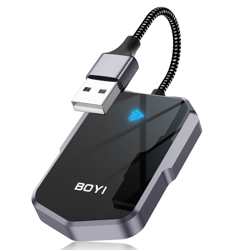 BY969 2-in-1 laidinis automobilio dėklas CarPlay/Android Auto, 1090P, dviejų branduolių procesorius, 8GB RAM, 32GB ROM