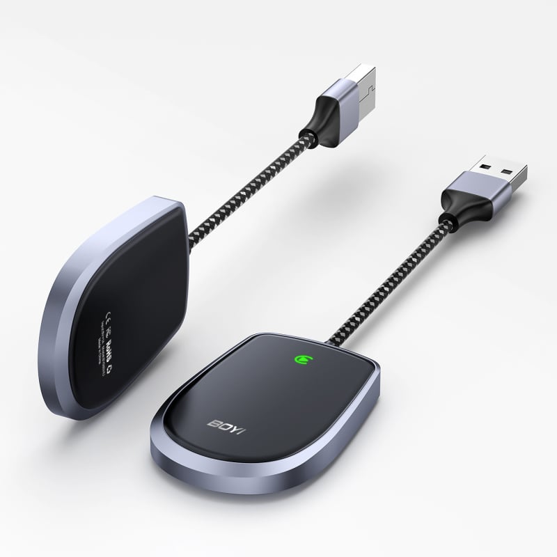 BY969 2-in-1 laidinis automobilio dėklas CarPlay/Android Auto, 1090P, dviejų branduolių procesorius, 8GB RAM, 32GB ROM