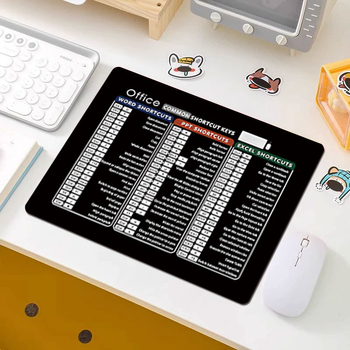 Malá podložka pod myš z prírodnej gumy, protišmytová plocha, tlač tepelným transferom, jednostranná