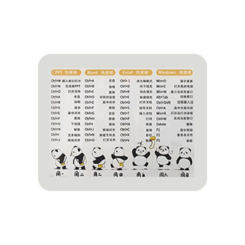 Malá podložka pod myš z prírodnej gumy, protišmytová plocha, tlač tepelným transferom, jednostranná