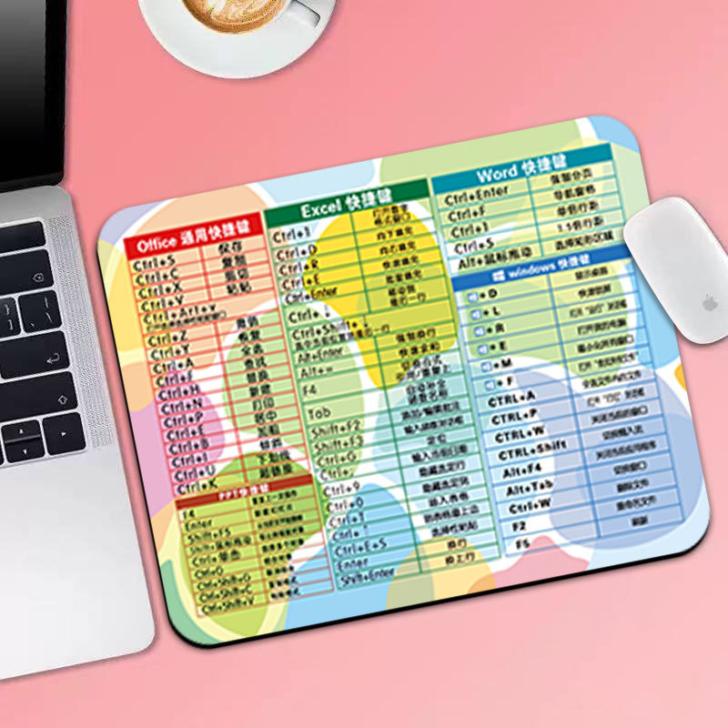 Malá podložka pod myš z prírodnej gumy, protišmytová plocha, tlač tepelným transferom, jednostranná