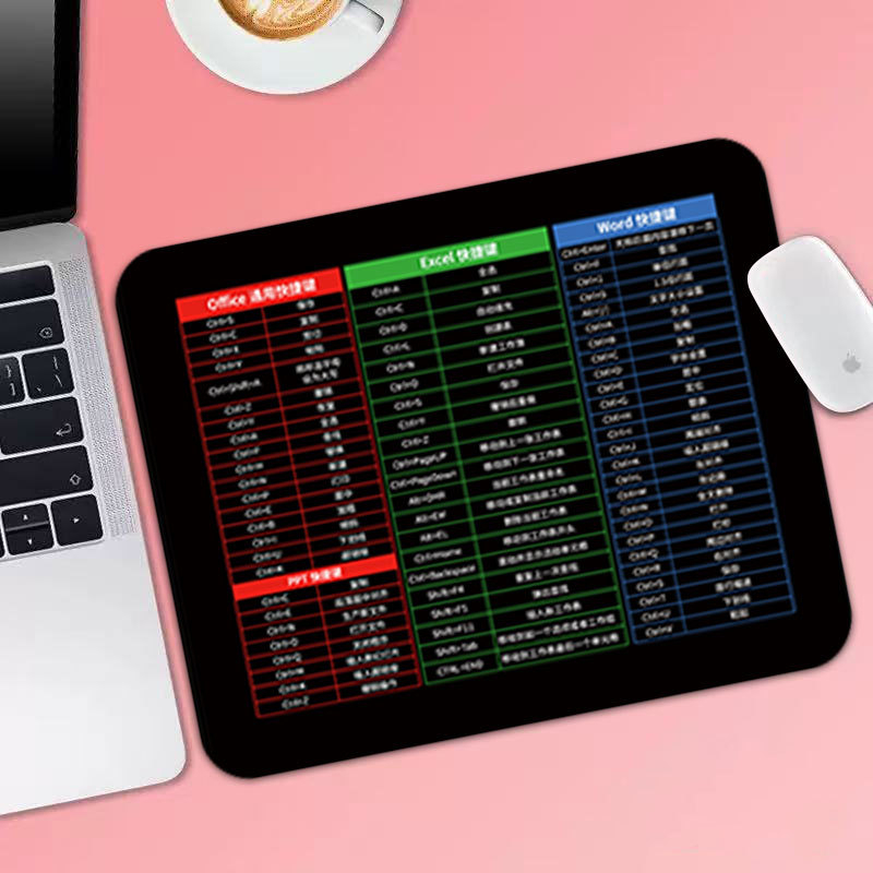 Malá podložka pod myš z prírodnej gumy, protišmytová plocha, tlač tepelným transferom, jednostranná