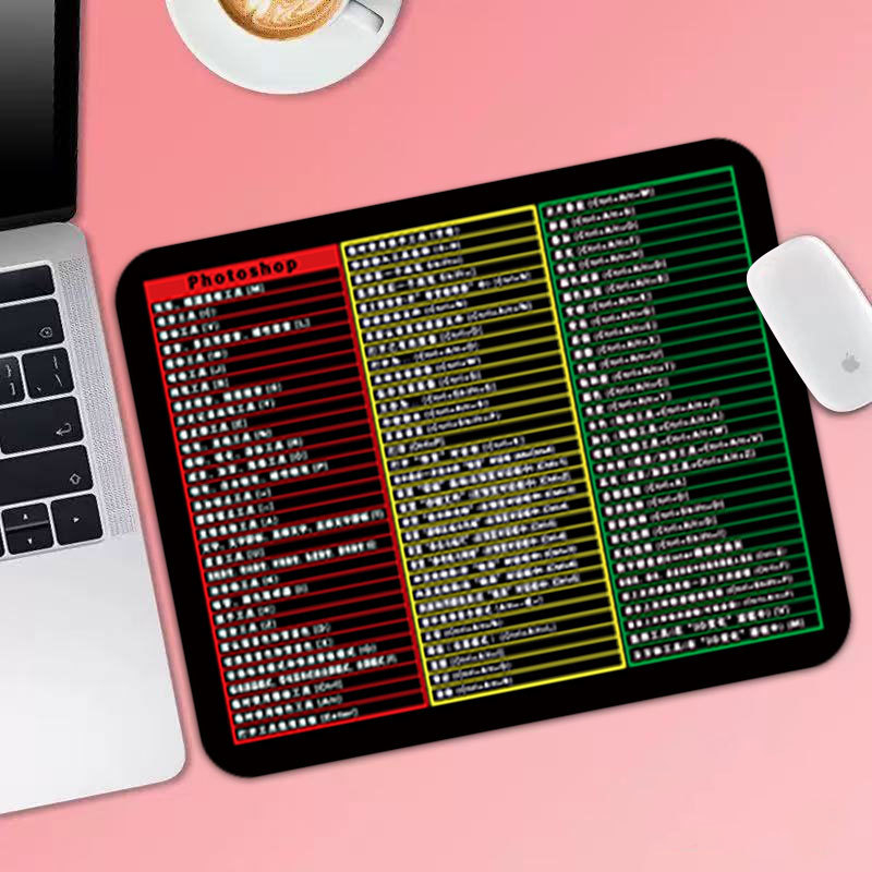 Malá podložka pod myš z prírodnej gumy, protišmytová plocha, tlač tepelným transferom, jednostranná