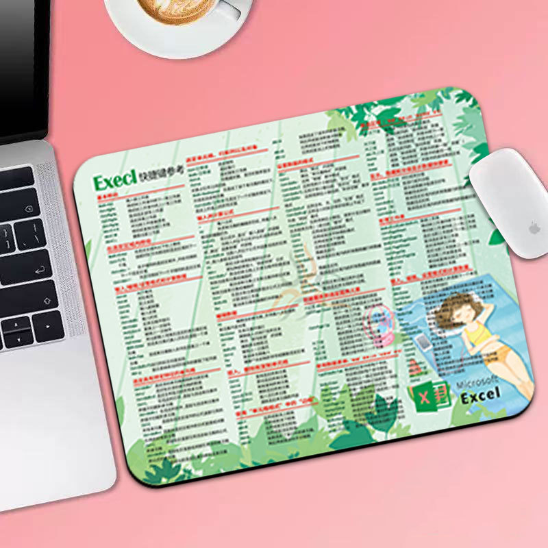 Malá podložka pod myš z prírodnej gumy, protišmytová plocha, tlač tepelným transferom, jednostranná