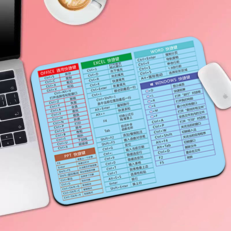 Malá podložka pod myš z prírodnej gumy, protišmytová plocha, tlač tepelným transferom, jednostranná