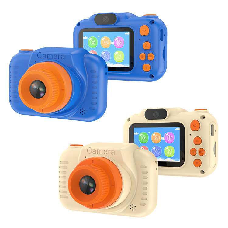 H9 мини детска дигитална камера с HD двойна камера, 2.0'' LCD, TF карта за съхранение, снимане и видеозапис