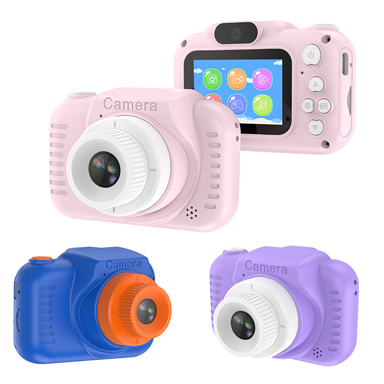 H9 мини детска дигитална камера с HD двойна камера, 2.0'' LCD, TF карта за съхранение, снимане и видеозапис