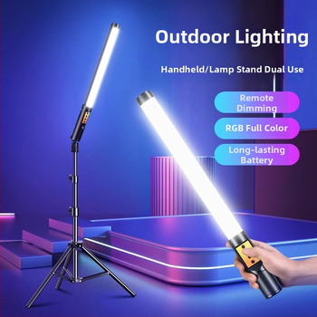 Φορητός φωτισμός φωτογράφισης HM-BD με RGB LED, 10W, ρυθμιζόμενος, RGB φωτισμός, ανεξάρτητη τροφοδοσία Type-C, εμβέλεια 1–2 m