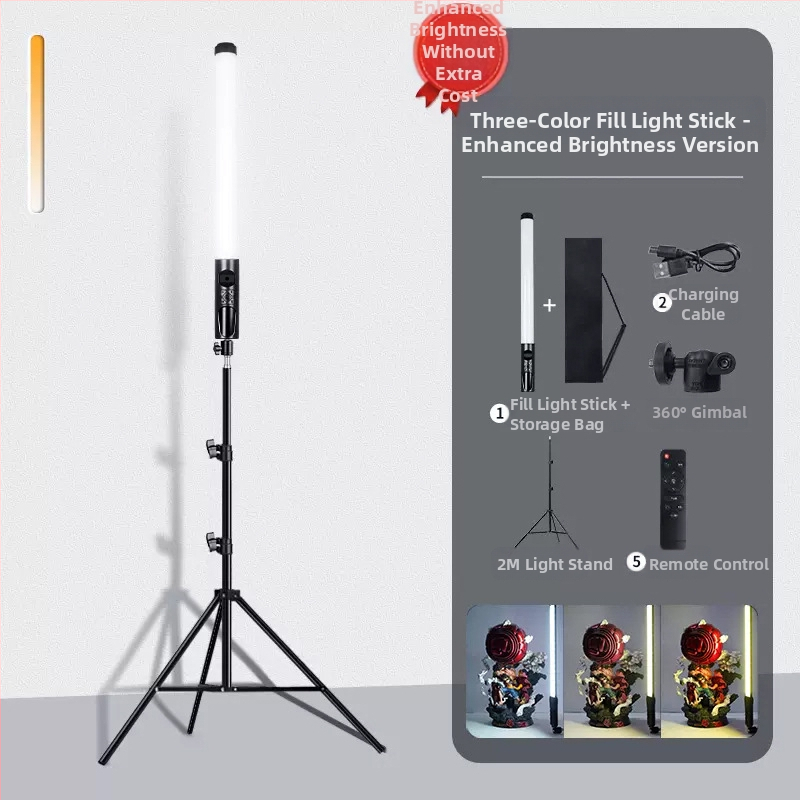 Φορητός φωτισμός φωτογράφισης HM-BD με RGB LED, 10W, ρυθμιζόμενος, RGB φωτισμός, ανεξάρτητη τροφοδοσία Type-C, εμβέλεια 1–2 m