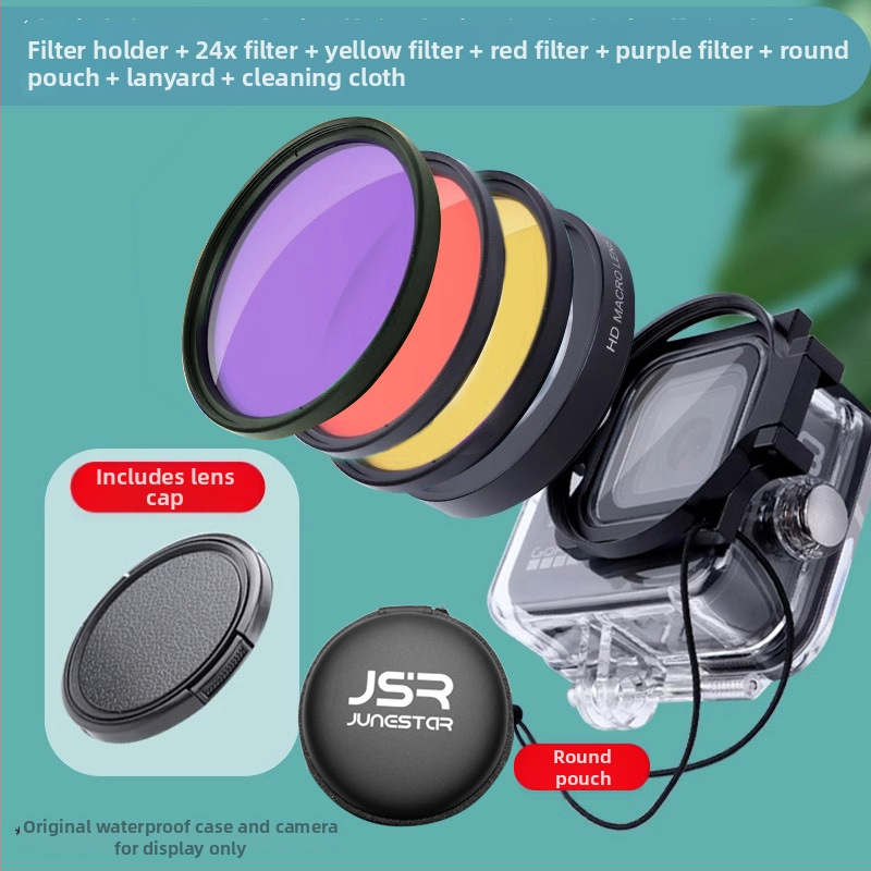 GoPro Hero8-11 nardymo filtrų priedai, sulankstomas dizainas, JUNESTAR GP9FZ58