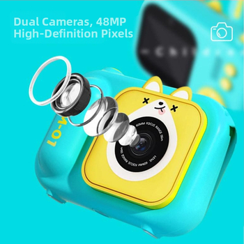 Παιδική ψηφιακή κάμερα S11 – οθόνη LCD 2.4''; TF κάρτα αποθήκευση; διάρκεια μπαταρίας 1–3 ώρες; λειτουργίες: βίντεο, φωτογραφίες, χρονομέτρηση, παιχνίδια