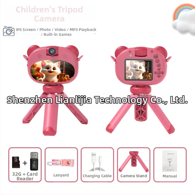 Παιδική ψηφιακή κάμερα S11 – οθόνη LCD 2.4''; TF κάρτα αποθήκευση; διάρκεια μπαταρίας 1–3 ώρες; λειτουργίες: βίντεο, φωτογραφίες, χρονομέτρηση, παιχνίδια