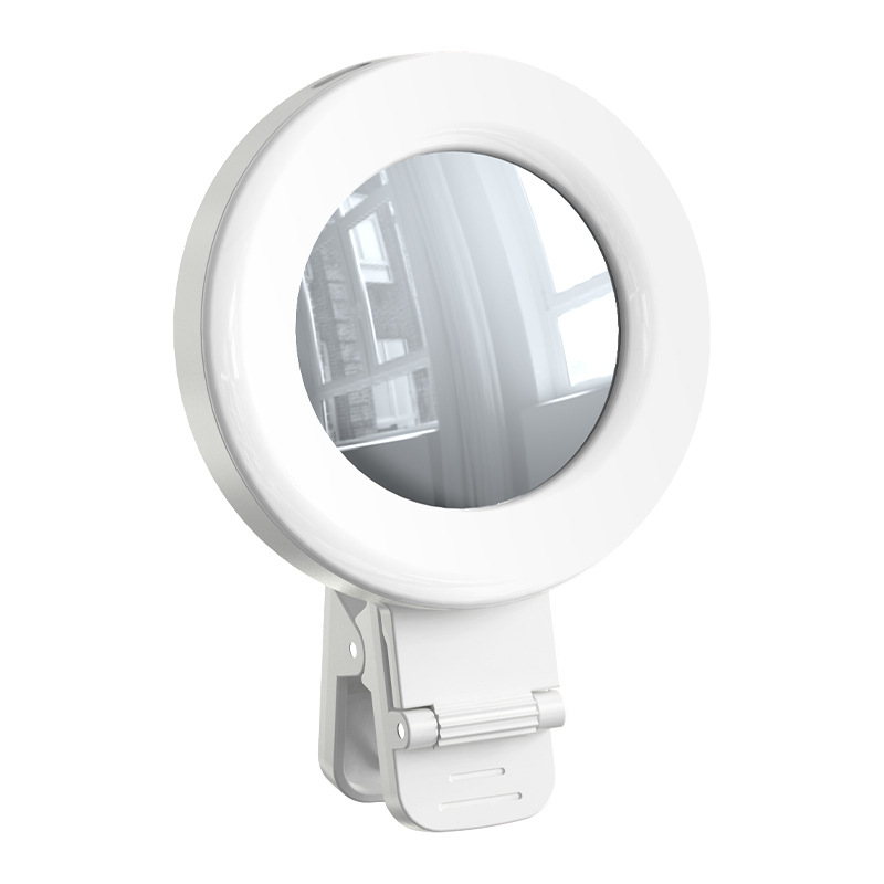 ZPJ LED Lampa pentru selfie pentru telefoane și tablete, Reîncărcabilă, Portabilă, Model ZPJ, Trei temperaturi de culoare, Putere ≤10W, 5V