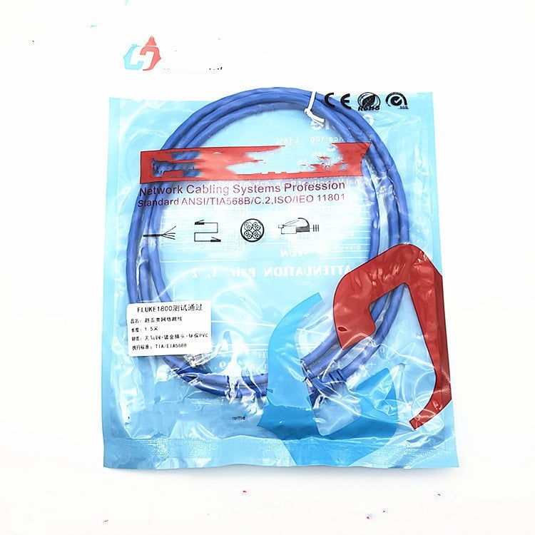 Καλώδιο Ethernet CAT6A, ολόκληρος χαλκός, στριφτό ζεύγος, 100 Mbps