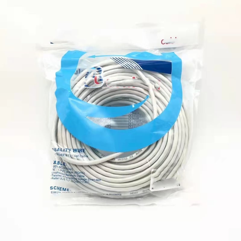 Καλώδιο Ethernet CAT6A, ολόκληρος χαλκός, στριφτό ζεύγος, 100 Mbps