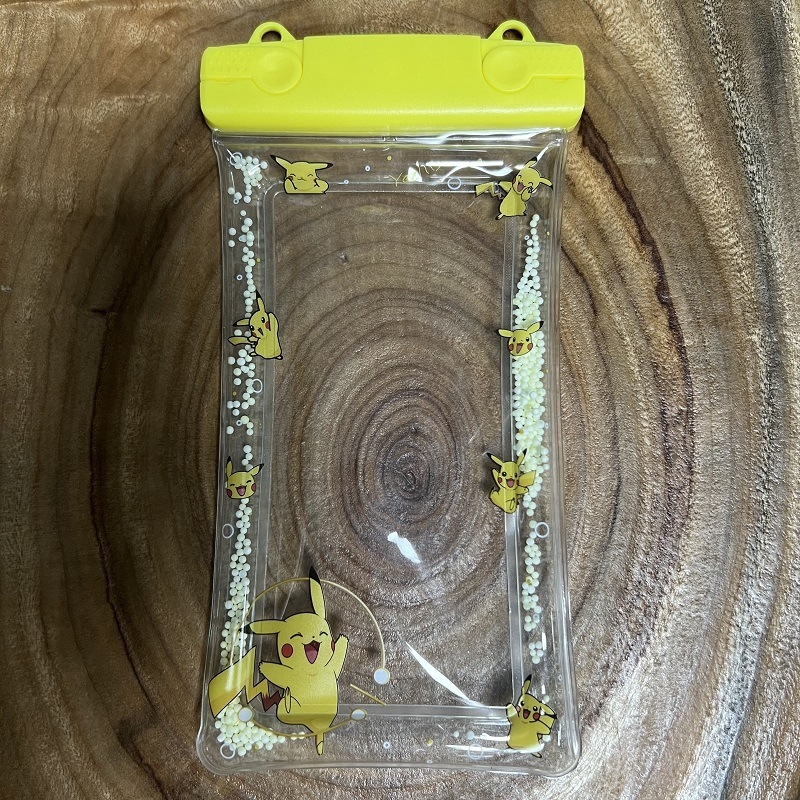 Geantă impermeabilă pentru telefon, design Cartoon, compatibilă cu ecranul tactil, PVC material, țesătură impermeabilă; potrivită pentru scufundări, înot, plajă și activități în aer liber