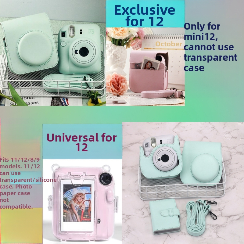 Ochranný obal a taška na uloženie pre Fuji Instax Mini 8–12