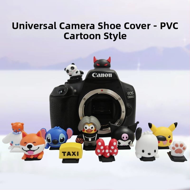 Capac pentru hot shoe pentru camere — Model General, PVC moale, până la 2 kg, 50 g