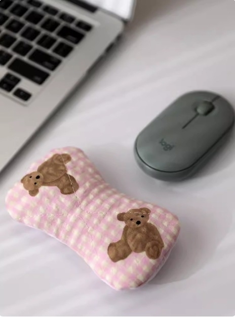 Sprijin pentru încheietură pentru tastatură și mouse, cu design detașabil, din material textil, stil lux ușor