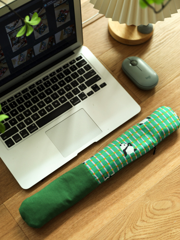 Sprijin pentru încheietură pentru tastatură și mouse, cu design detașabil, din material textil, stil lux ușor