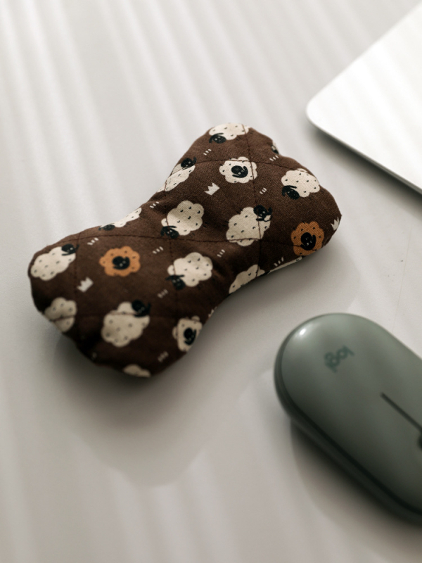 Sprijin pentru încheietură pentru tastatură și mouse, cu design detașabil, din material textil, stil lux ușor