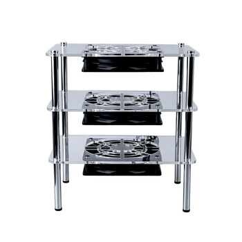 Βάση Ψύξης για Ρούτερ και Μόντεμ | ABS Υλικό | 2 Θερμοσωλήνες | 2 Θύρες USB | Αερόψύξη | Αθόρυβος Σχεδιασμός