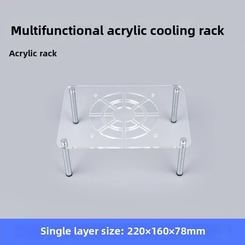 Atlīdzasēšanas statīvs maršrutētājam un modemam | ABS materiāls | 2 siltumvadi | 2 USB porti | Gaisa dzesēšana | Kluss dizains