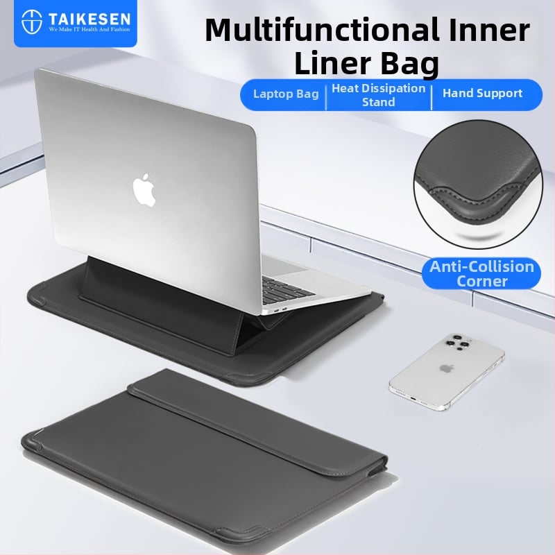 Калъф за лаптоп Tykson PU — водоустойчив, износоустойчив, защита от удари, PU подплата, градски стил