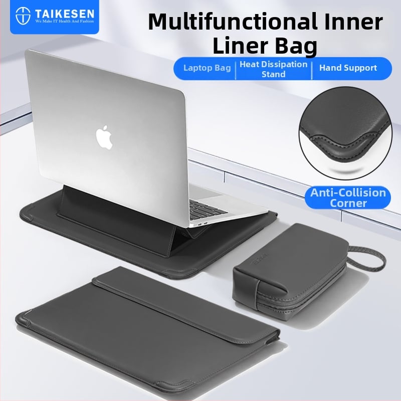 Калъф за лаптоп Tykson PU — водоустойчив, износоустойчив, защита от удари, PU подплата, градски стил