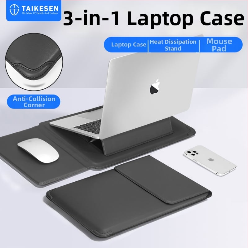 Калъф за лаптоп Tykson PU — водоустойчив, износоустойчив, защита от удари, PU подплата, градски стил