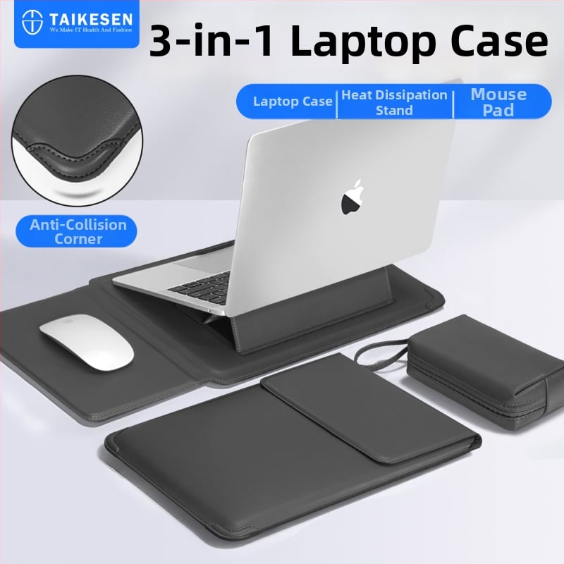 Калъф за лаптоп Tykson PU — водоустойчив, износоустойчив, защита от удари, PU подплата, градски стил