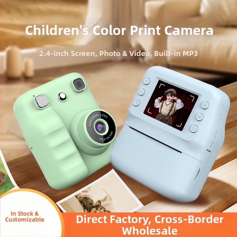 Φορητή άμεση κάμερα με θερμικό εκτυπωτή, μοντέλο A29s, οθόνη LCD 2,4 ιντσών, αποθήκευση σε κάρτα SD, διάρκεια μπαταρίας 1-2 ώρες