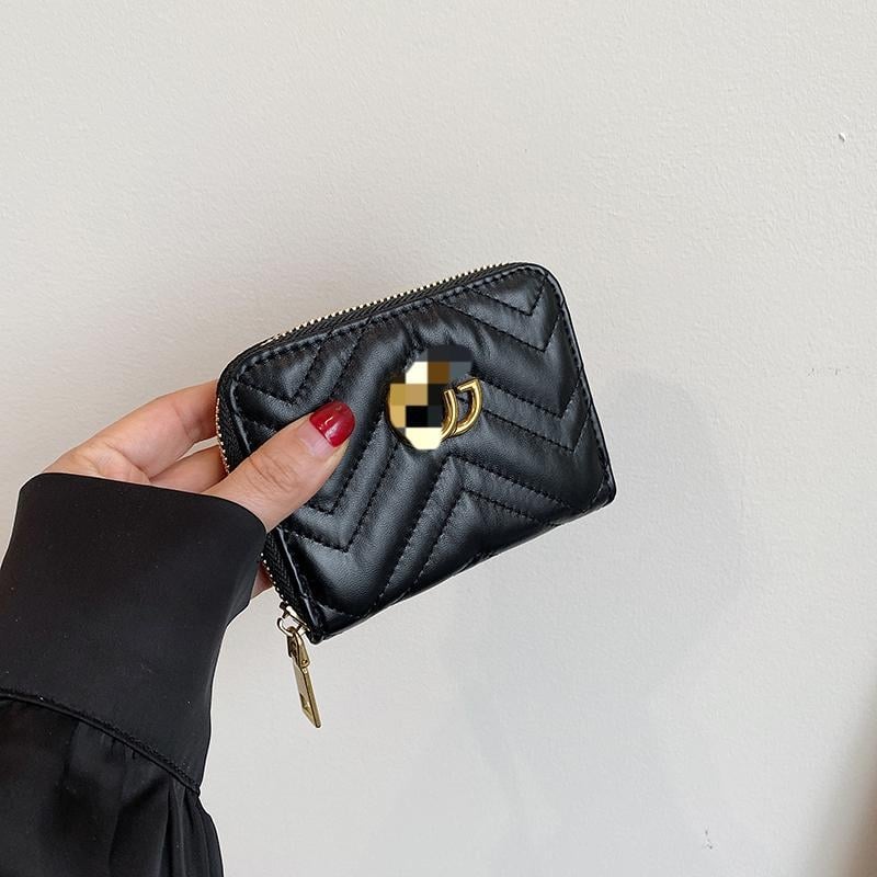 Sieviešu PU ādas maku-kluč ar rāvējslēdzēju, lielā kapacitāte, ģeometrisks raksts, iekšpuse no sintētiskās ādas, daudzfunkcionāls kartes turētājs