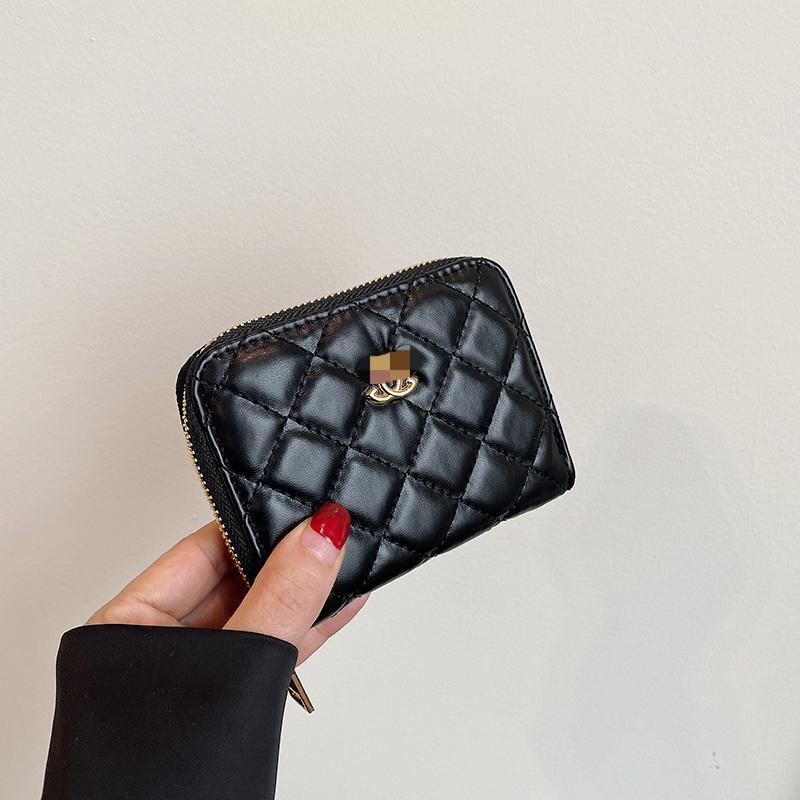 Sieviešu PU ādas maku-kluč ar rāvējslēdzēju, lielā kapacitāte, ģeometrisks raksts, iekšpuse no sintētiskās ādas, daudzfunkcionāls kartes turētājs