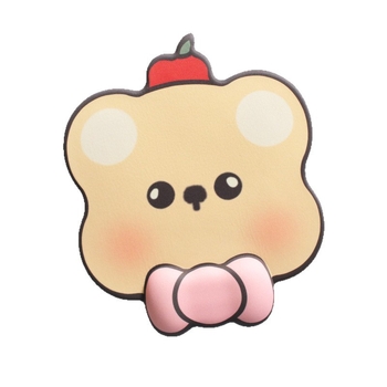 Padă de mouse cu sprijin pentru încheietură – stil desen animat, Material: pânză+silicon+PU, O singură față, Pernă pentru mână