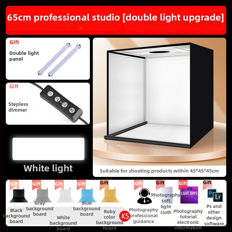 Mini fotostudio s vláknovou konštrukciou — Beautiful Era, model Photo Studio, uvedené v roku 2024, výrobná zóna 70