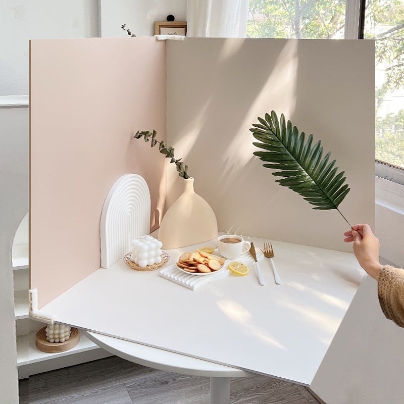 Fono plokštė fotografijoms, dvipusė, neatsispindinti matinė paviršius, rekvizitas studijai, medžiaga: Chevron plokštė, svoris 0,8 kg