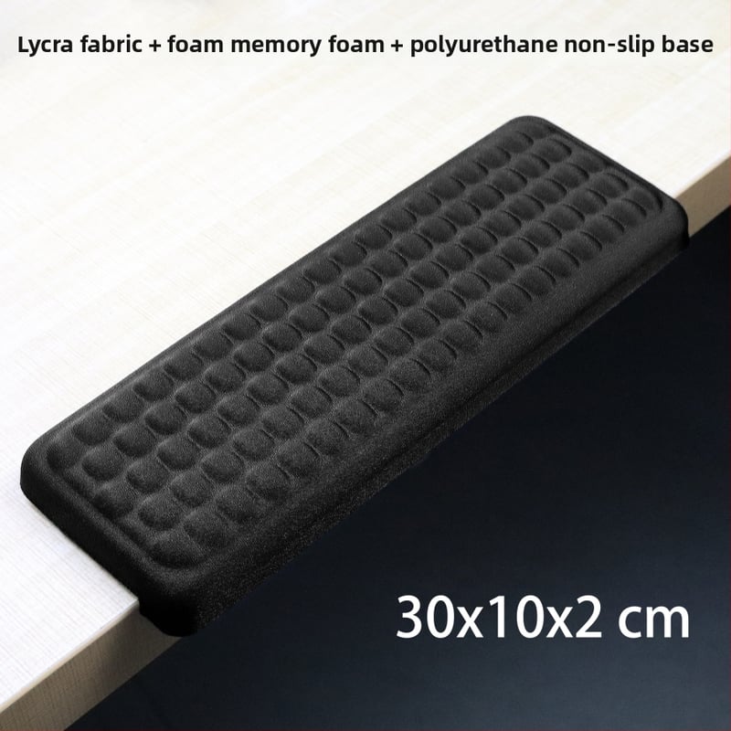 L-образна клавиатурна тава за ръб на бюро – 2-части комплект с опора за предмишница и лакът, подложка за китка, антихлъзгаща повърхност за офис, OEM персонализация