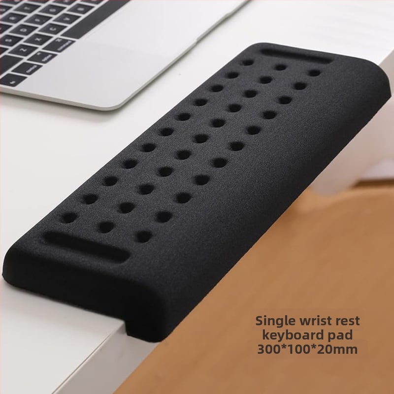 L-образна клавиатурна тава за ръб на бюро – 2-части комплект с опора за предмишница и лакът, подложка за китка, антихлъзгаща повърхност за офис, OEM персонализация